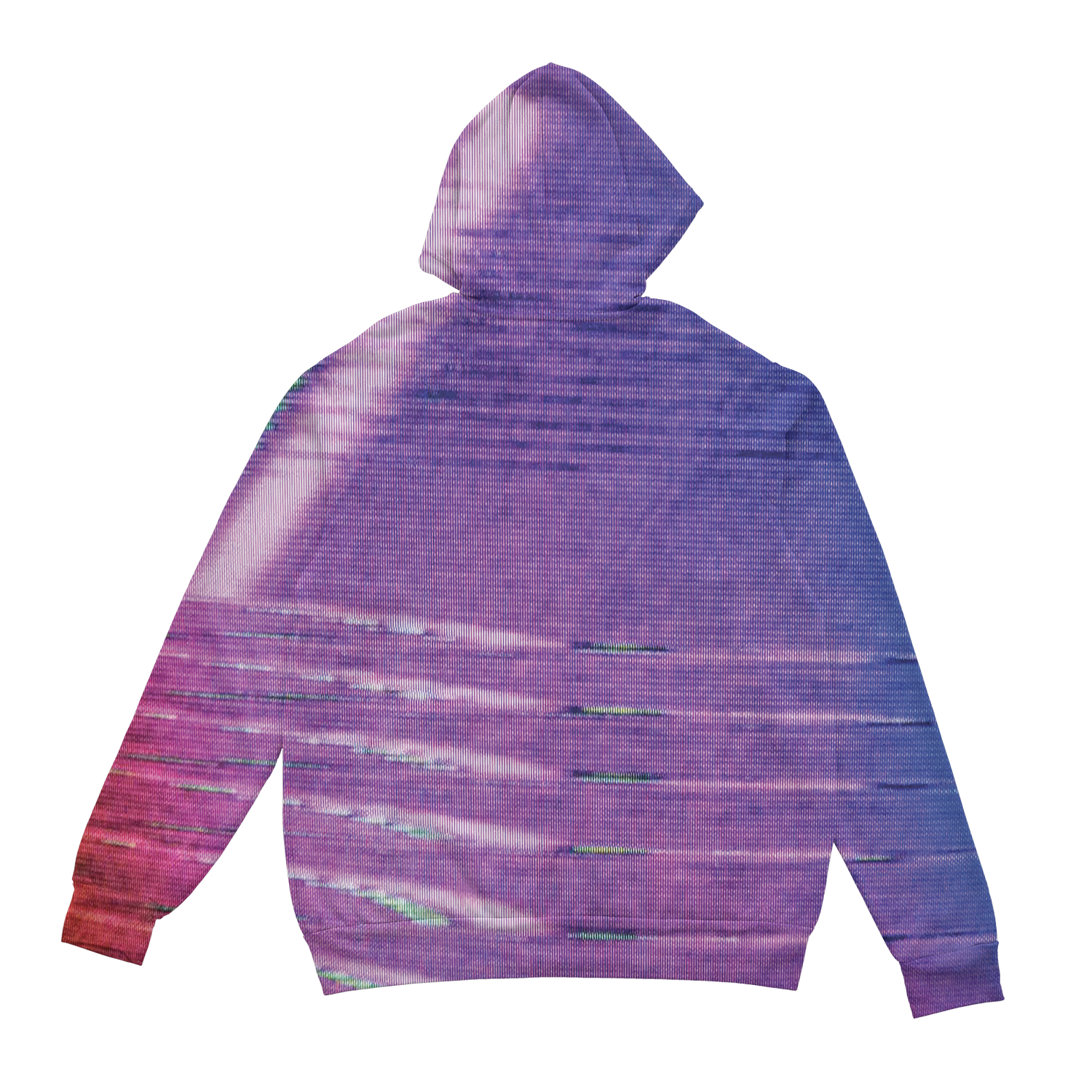 Purple Voidman Zip Up Hoodie