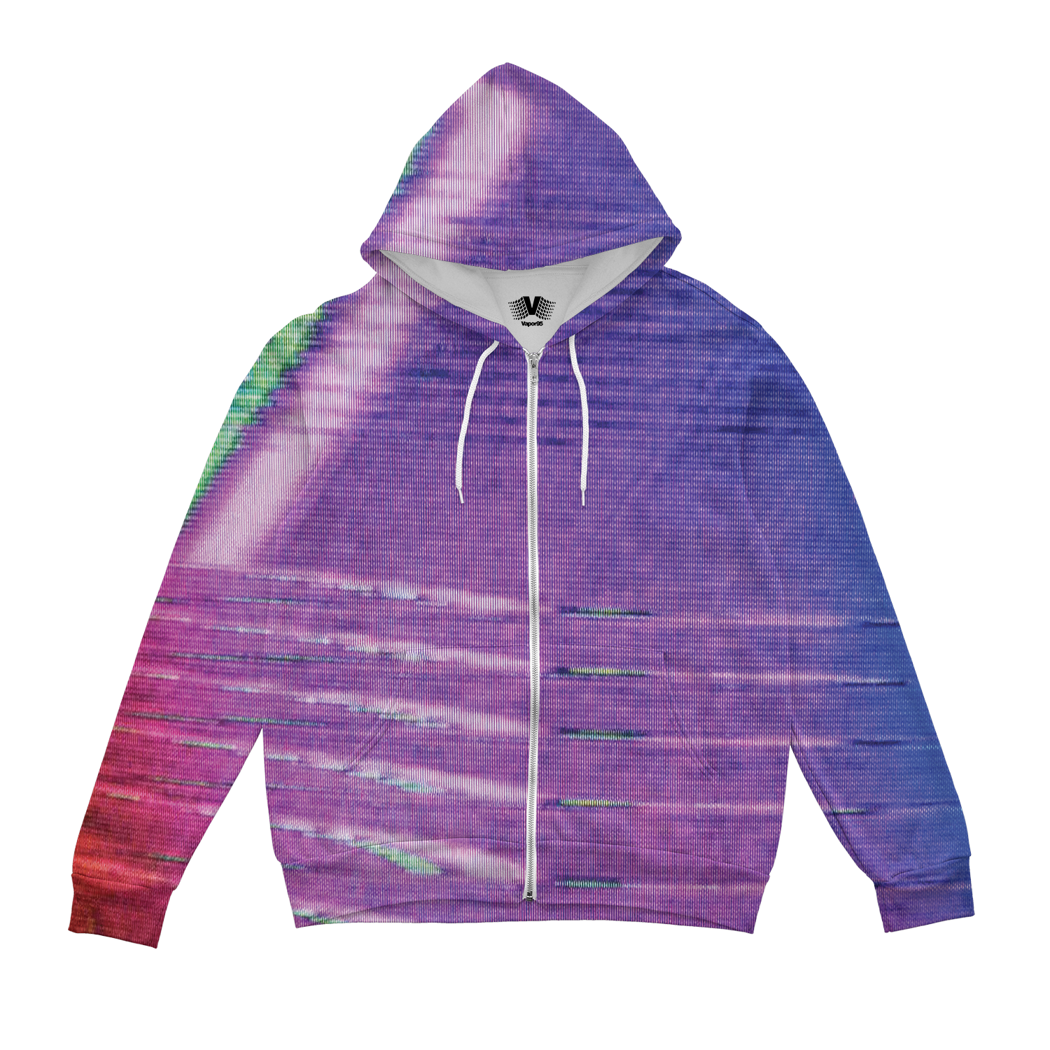 Purple Voidman Zip Up Hoodie