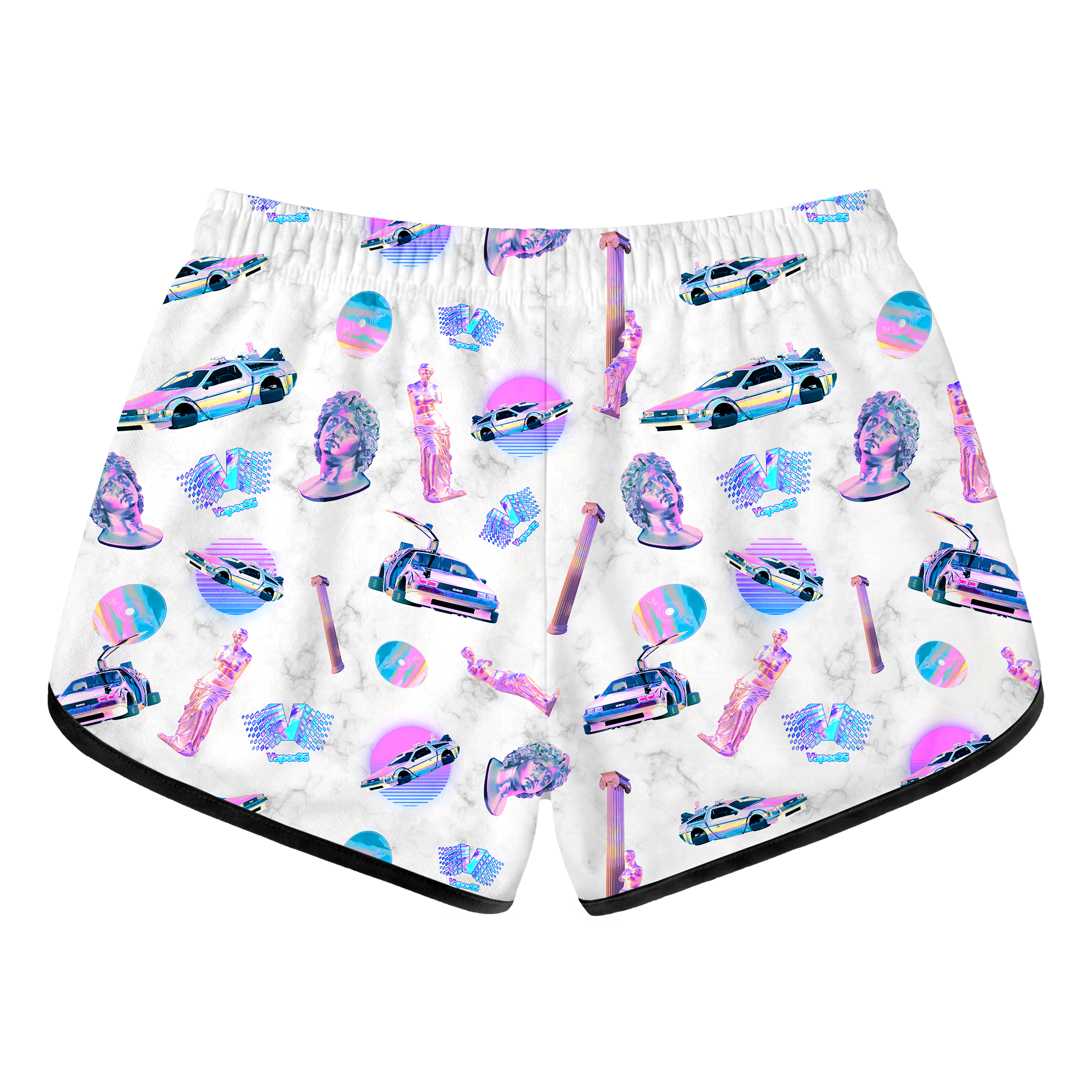 Paradise Awaits Retro Shorts