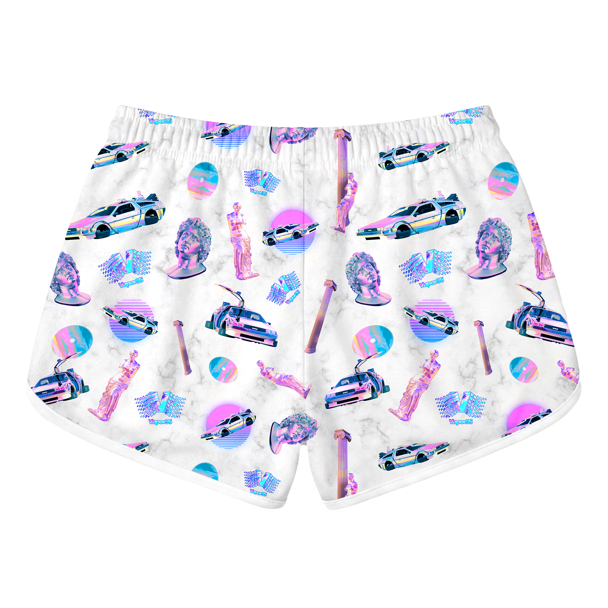 Paradise Awaits Retro Shorts