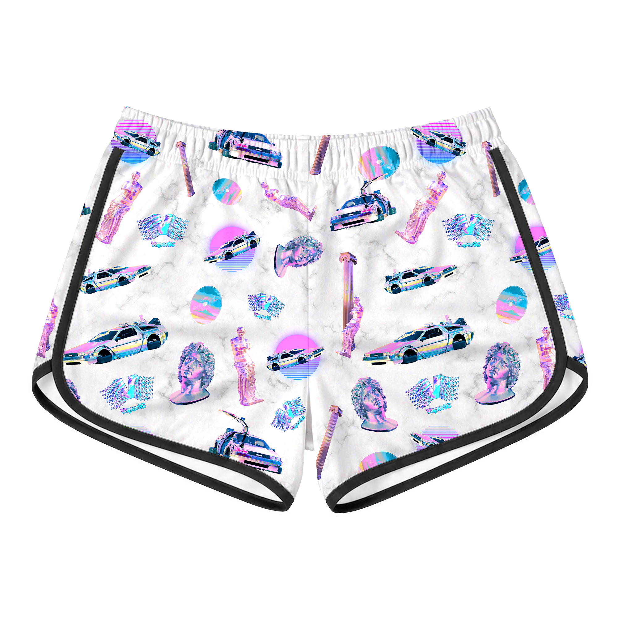Paradise Awaits Retro Shorts