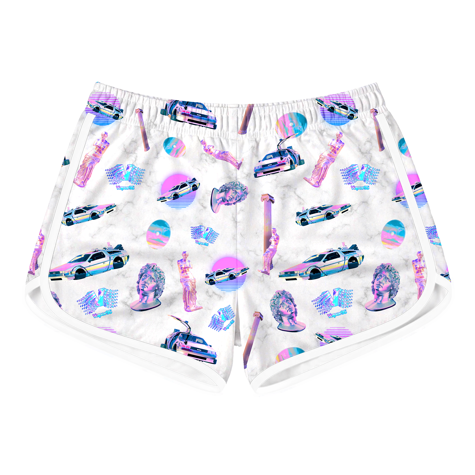 Paradise Awaits Retro Shorts