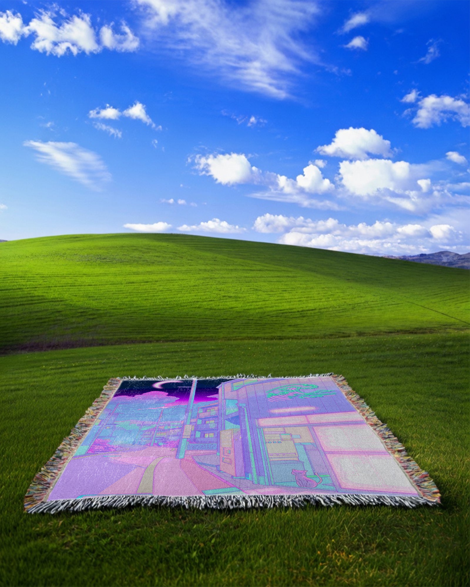 Pastel Drive Woven Blanket
