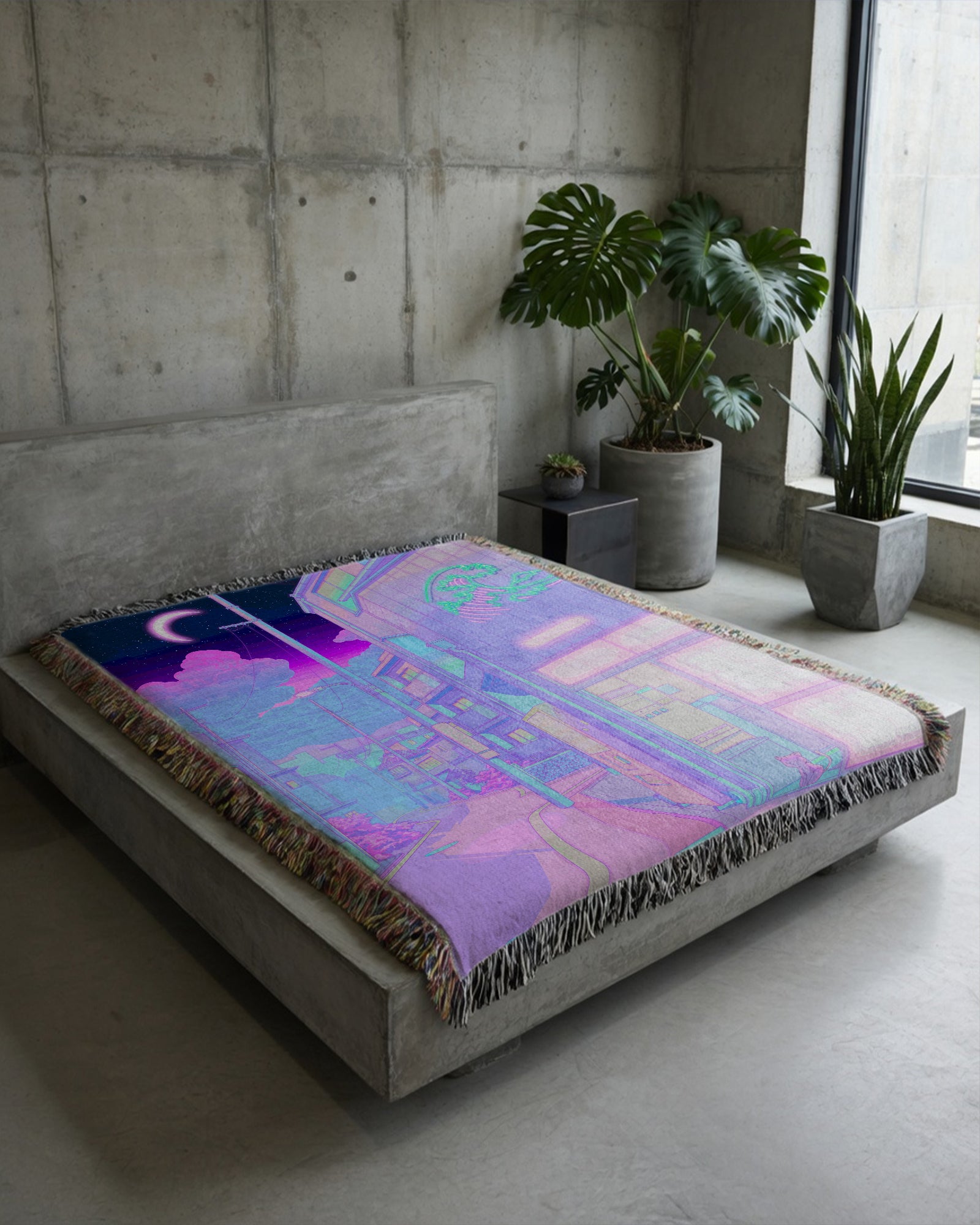 Pastel Drive Woven Blanket