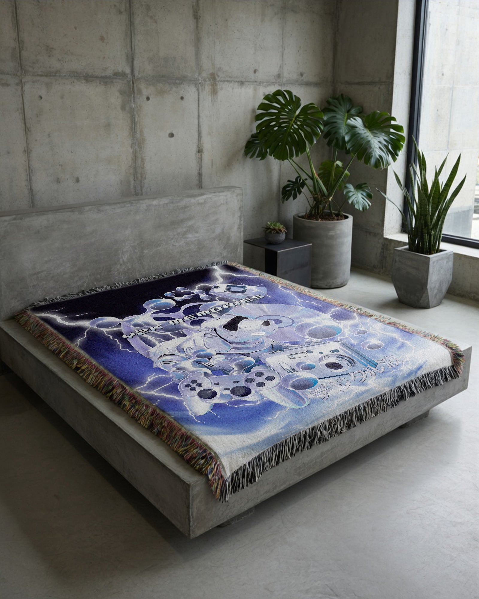 Personal Tech Woven Blanket
