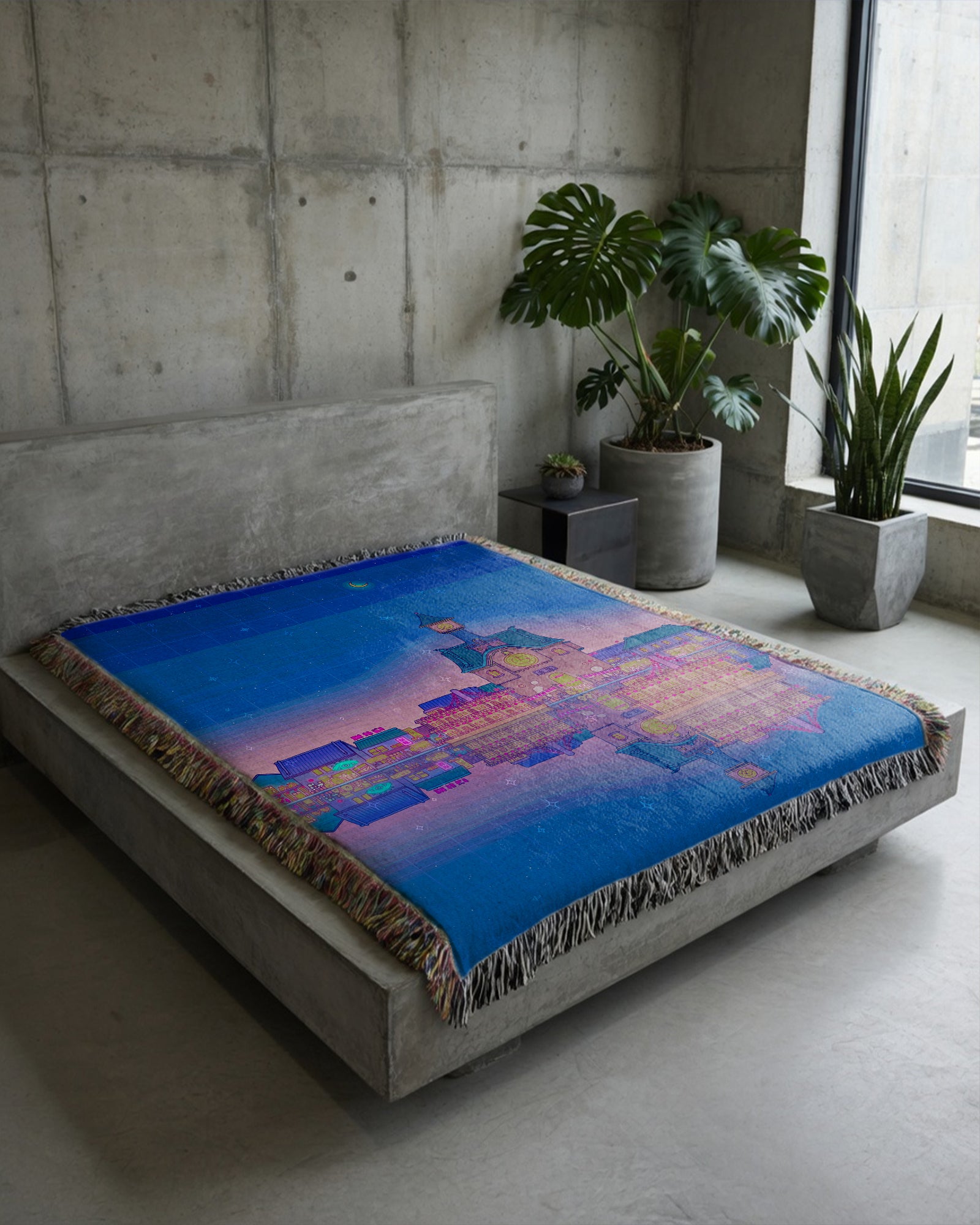 Pleasant Town Woven Blanket