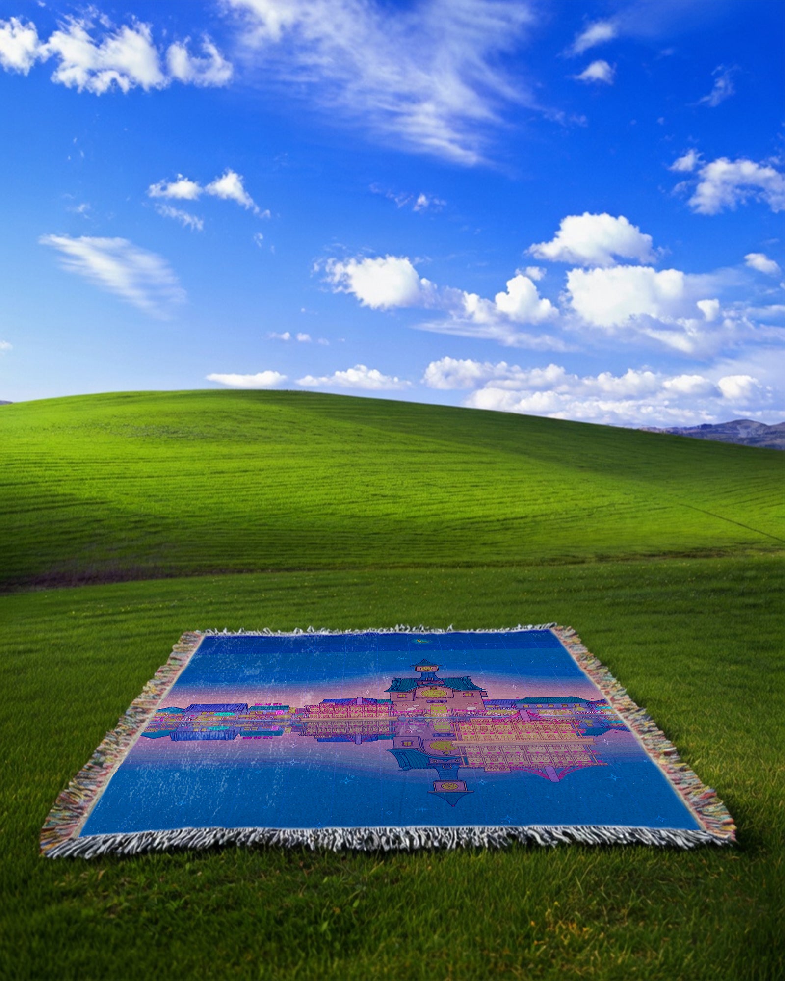 Pleasant Town Woven Blanket
