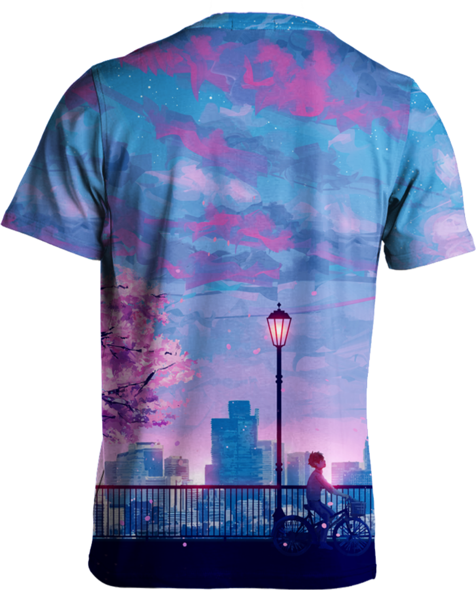 Plum Sky Ride Tee