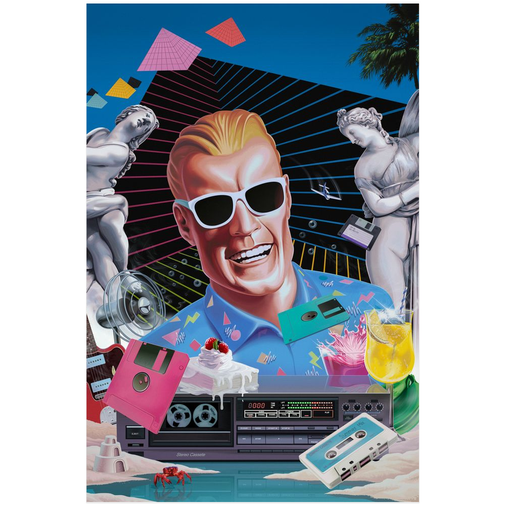 Max Headroom Poster