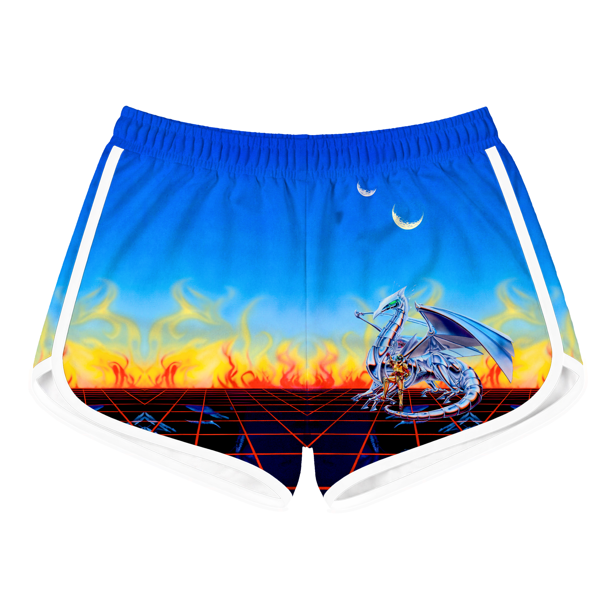 Reflections On The Grid Retro Shorts
