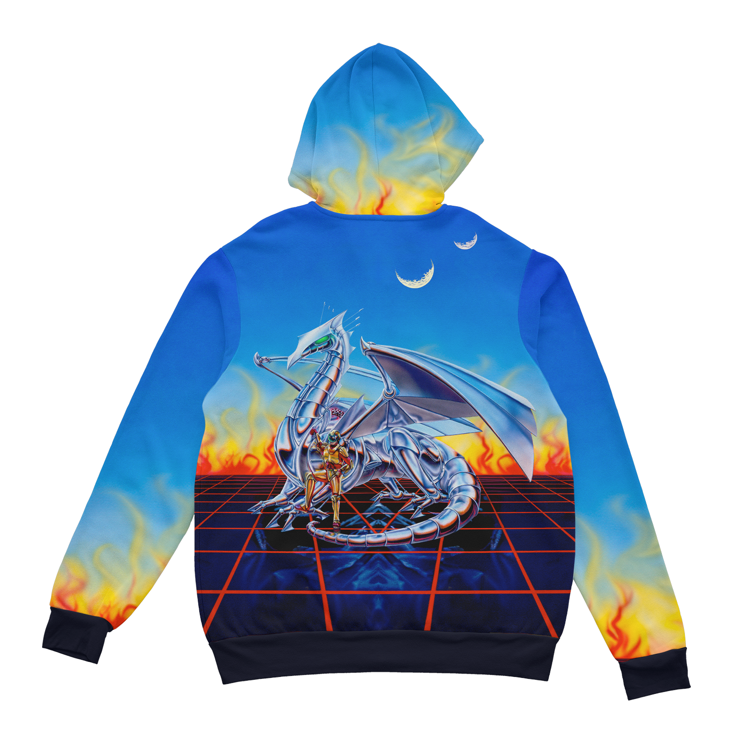 Reflections On The Grid Zip Up Hoodie