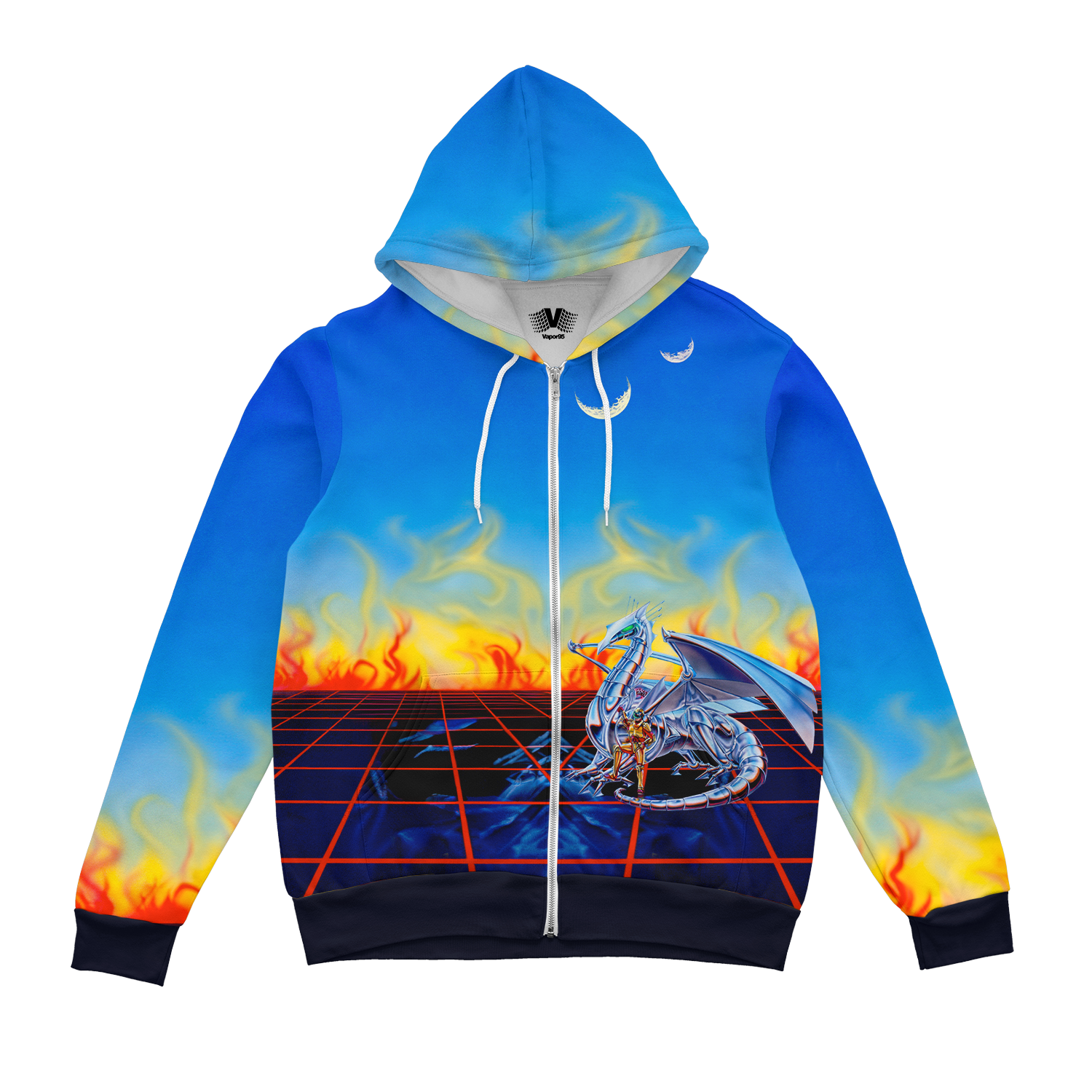 Reflections On The Grid Zip Up Hoodie