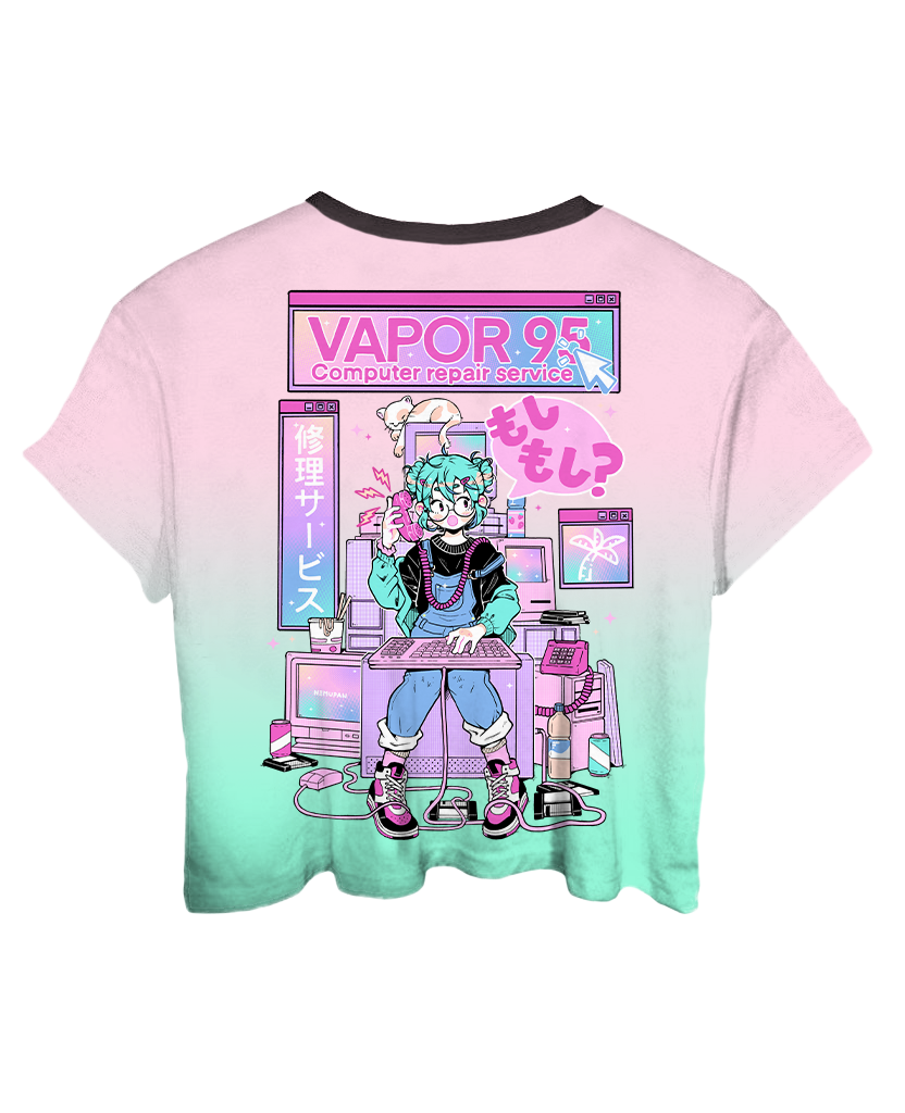 Vapor95 Repair Service Crop Top