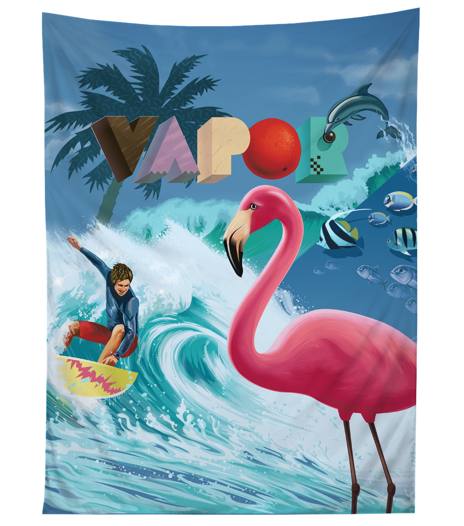 Ride The Wave Tapestry