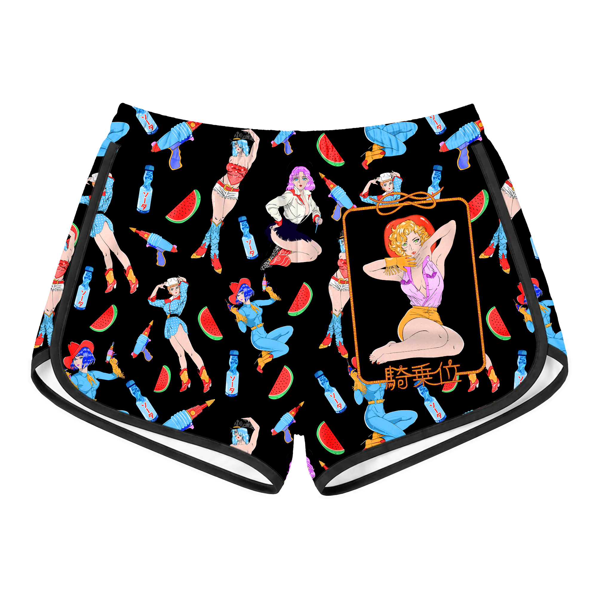 Rootin Tootin Retro Shorts
