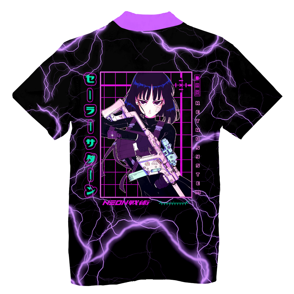 Sailor Saturn Hawaiian Shirt