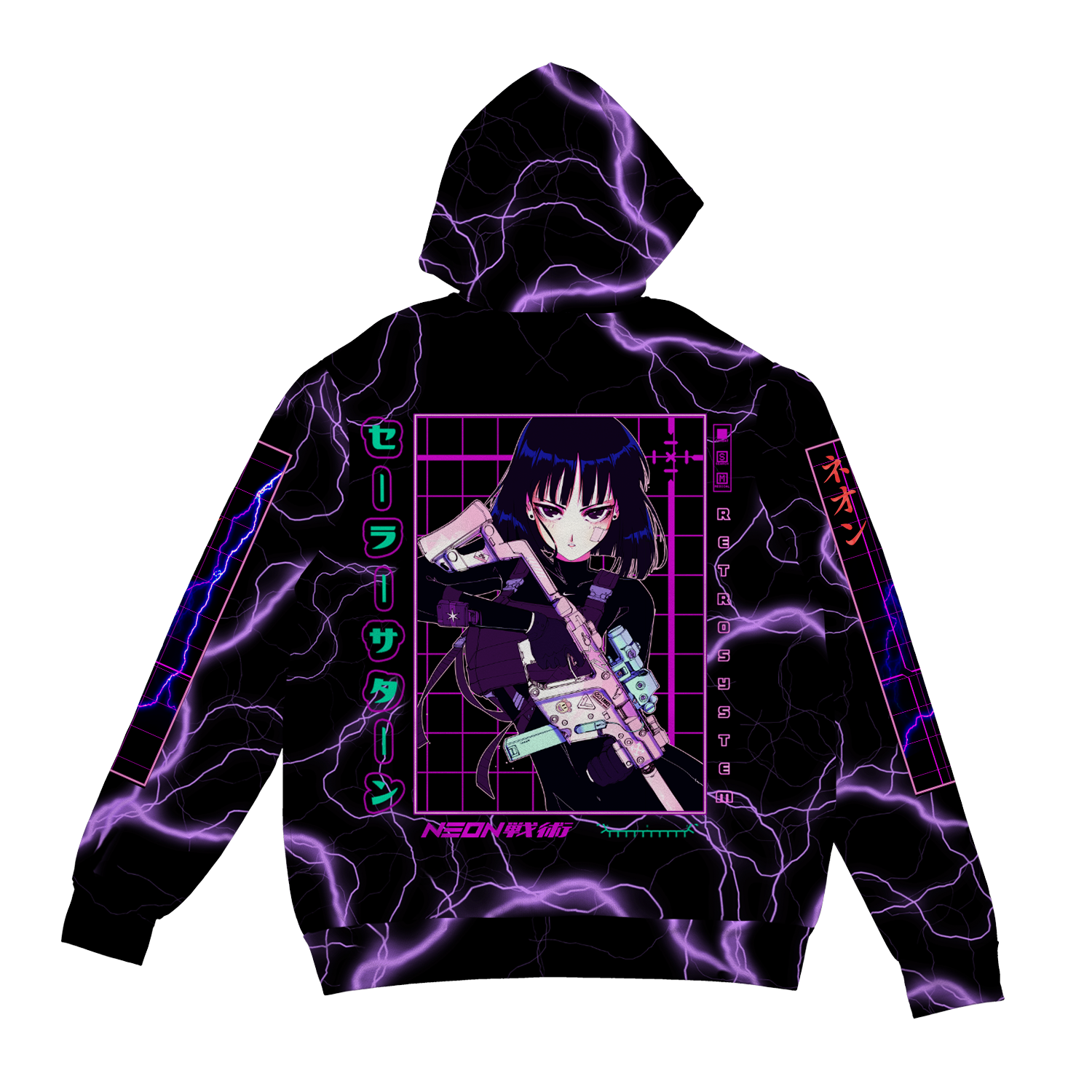 Sailor Saturn Zip Up Hoodie