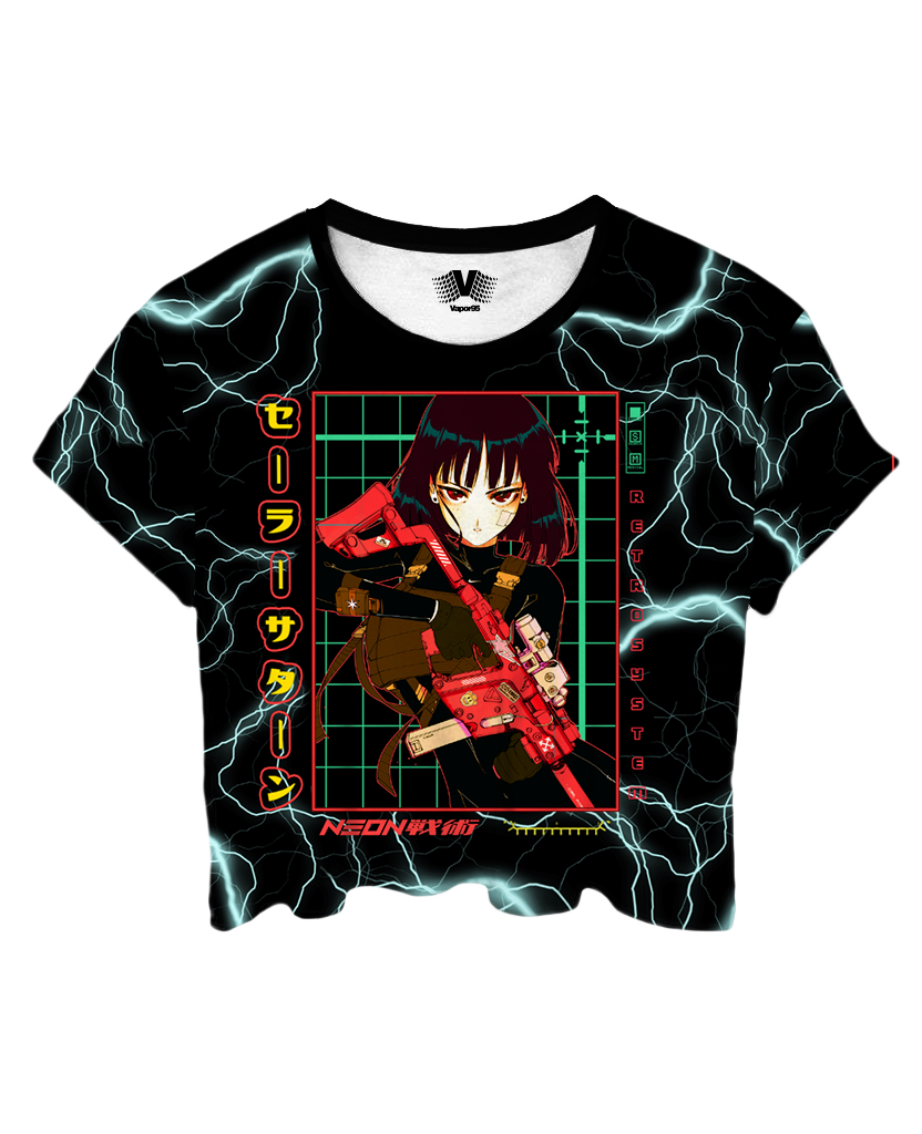 Sailor Saturn Crop Top