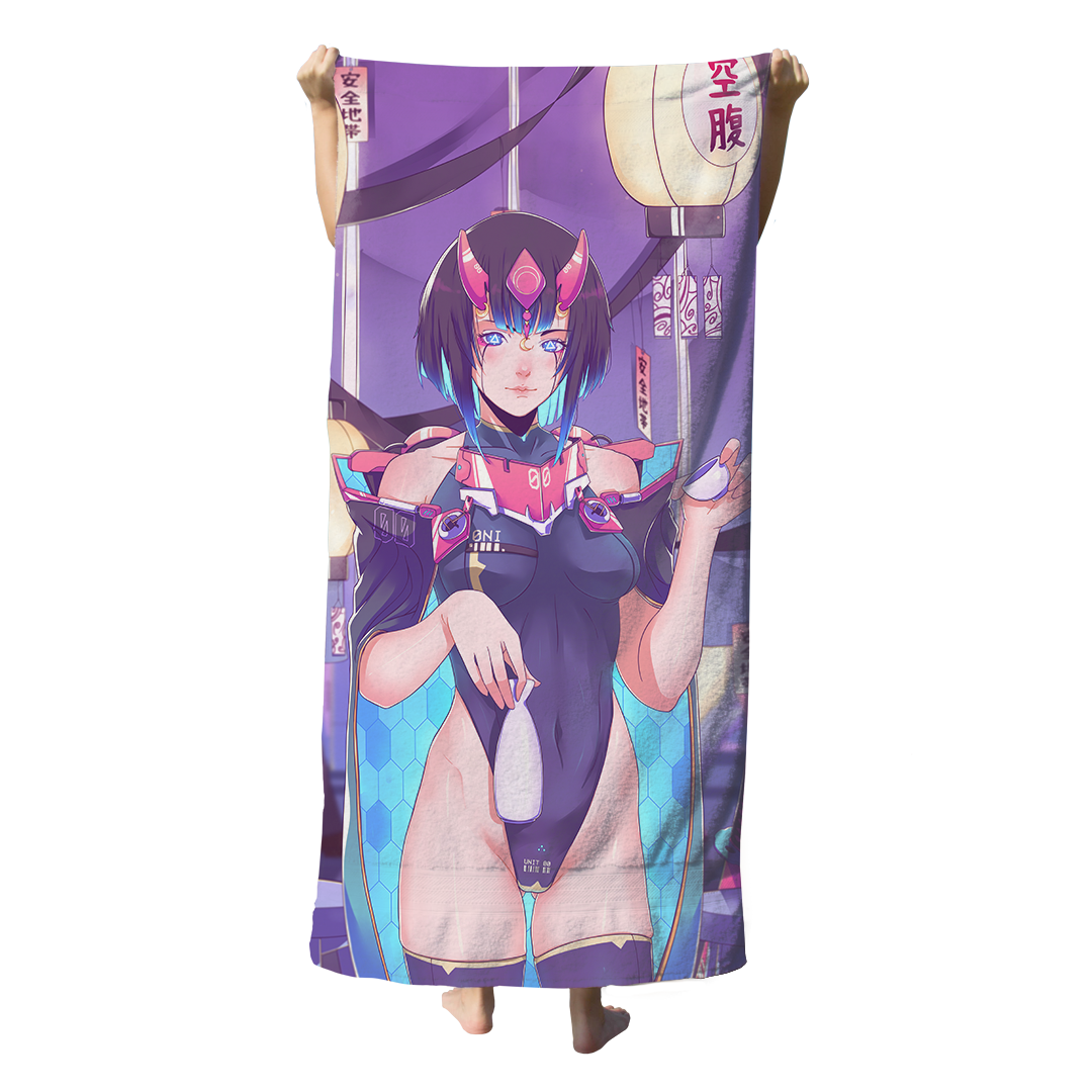 Sake Beach Towel