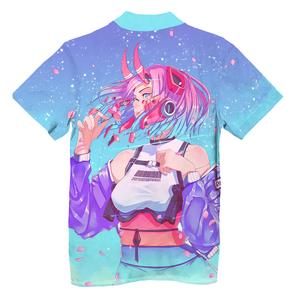 Sakura Oni Hawaiian Shirt