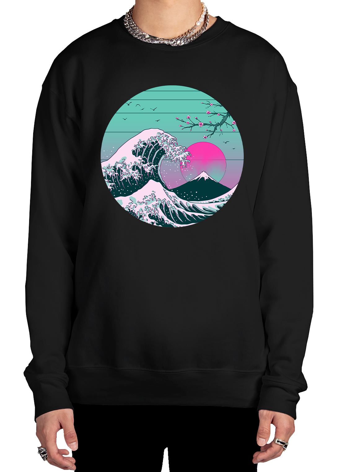 Sakura Wave Sweatshirt