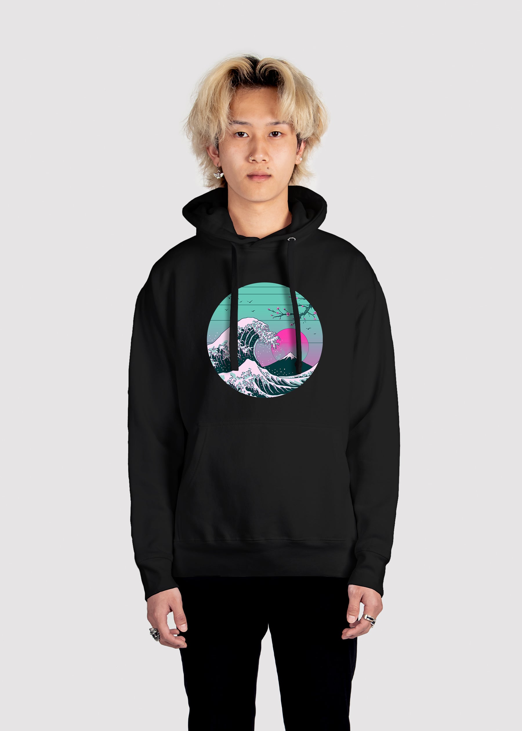 Sakura Wave Hoodie