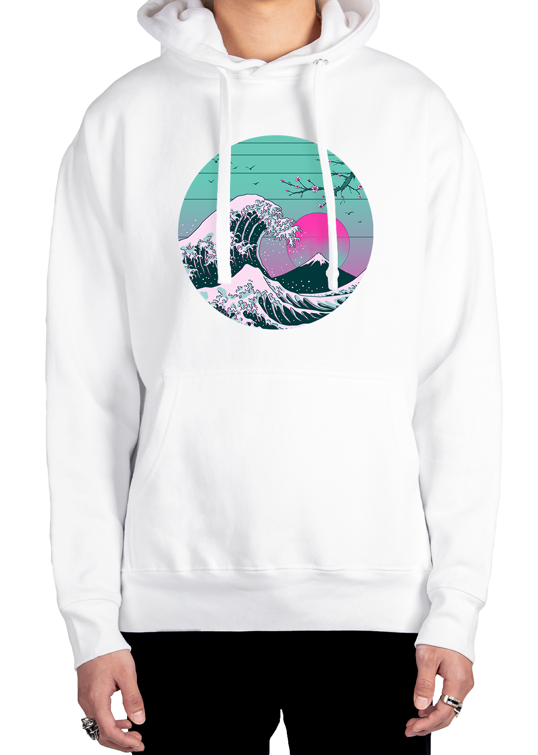 Sakura Wave Hoodie