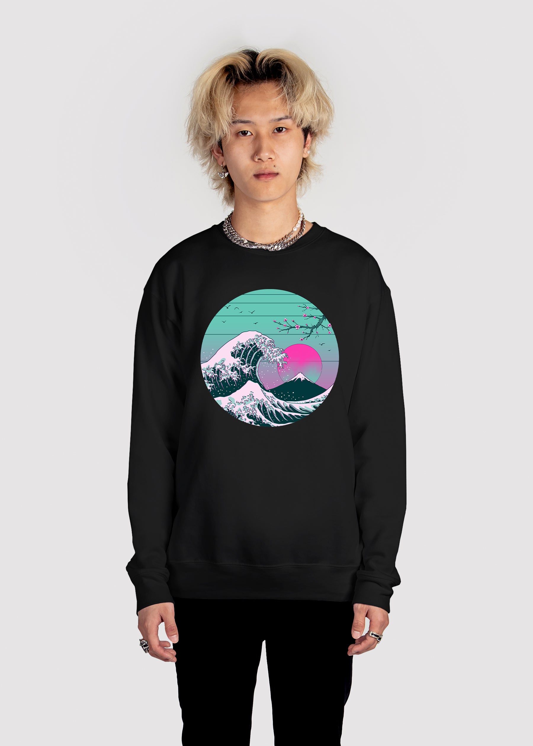 Sakura Wave Sweatshirt