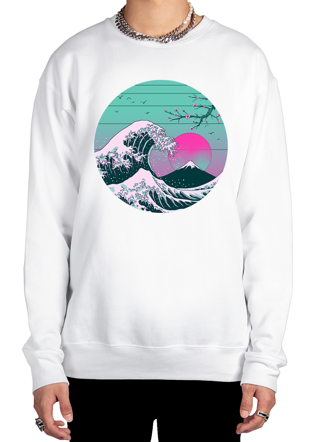 Sakura Wave Sweatshirt