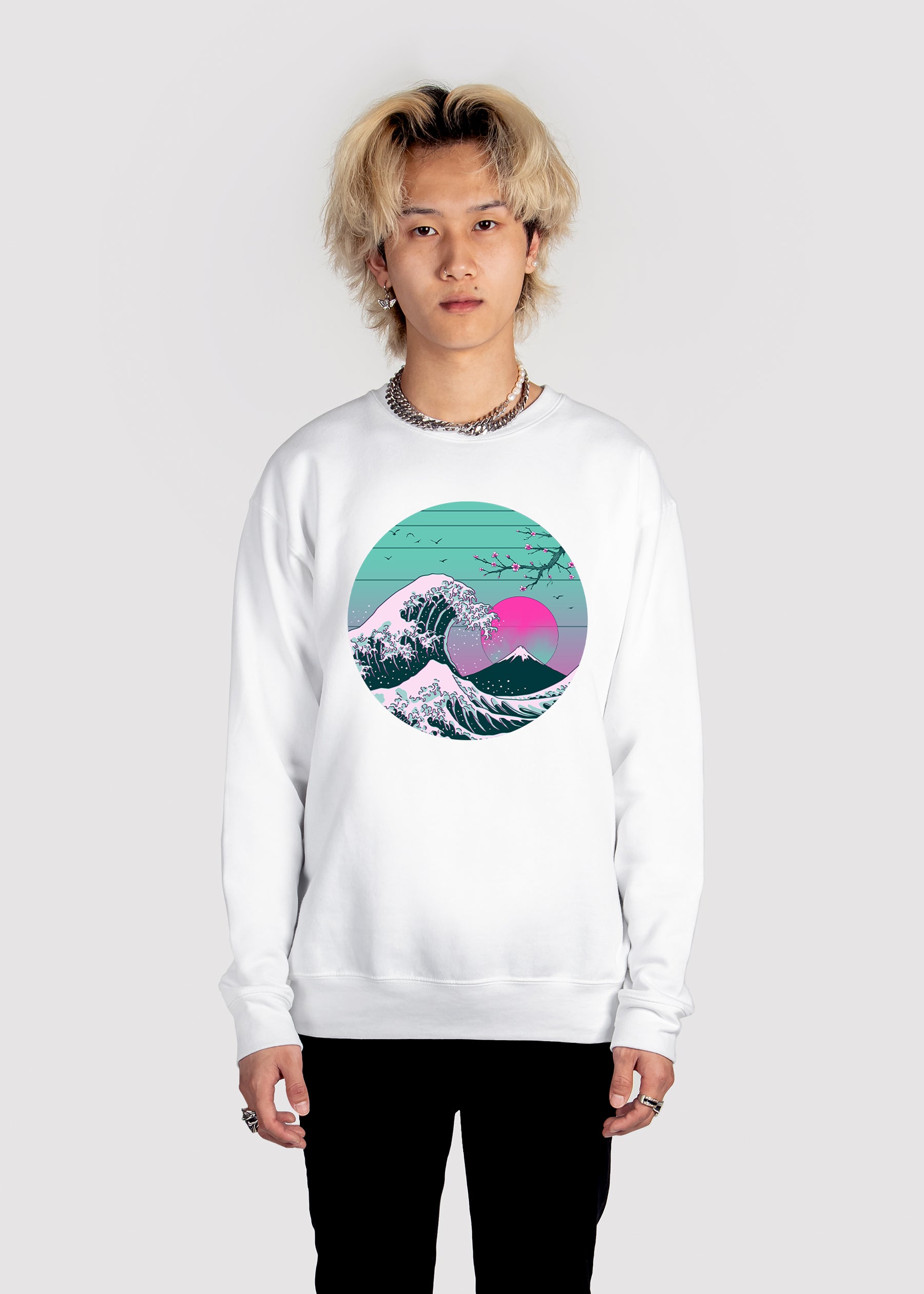 Sakura Wave Sweatshirt