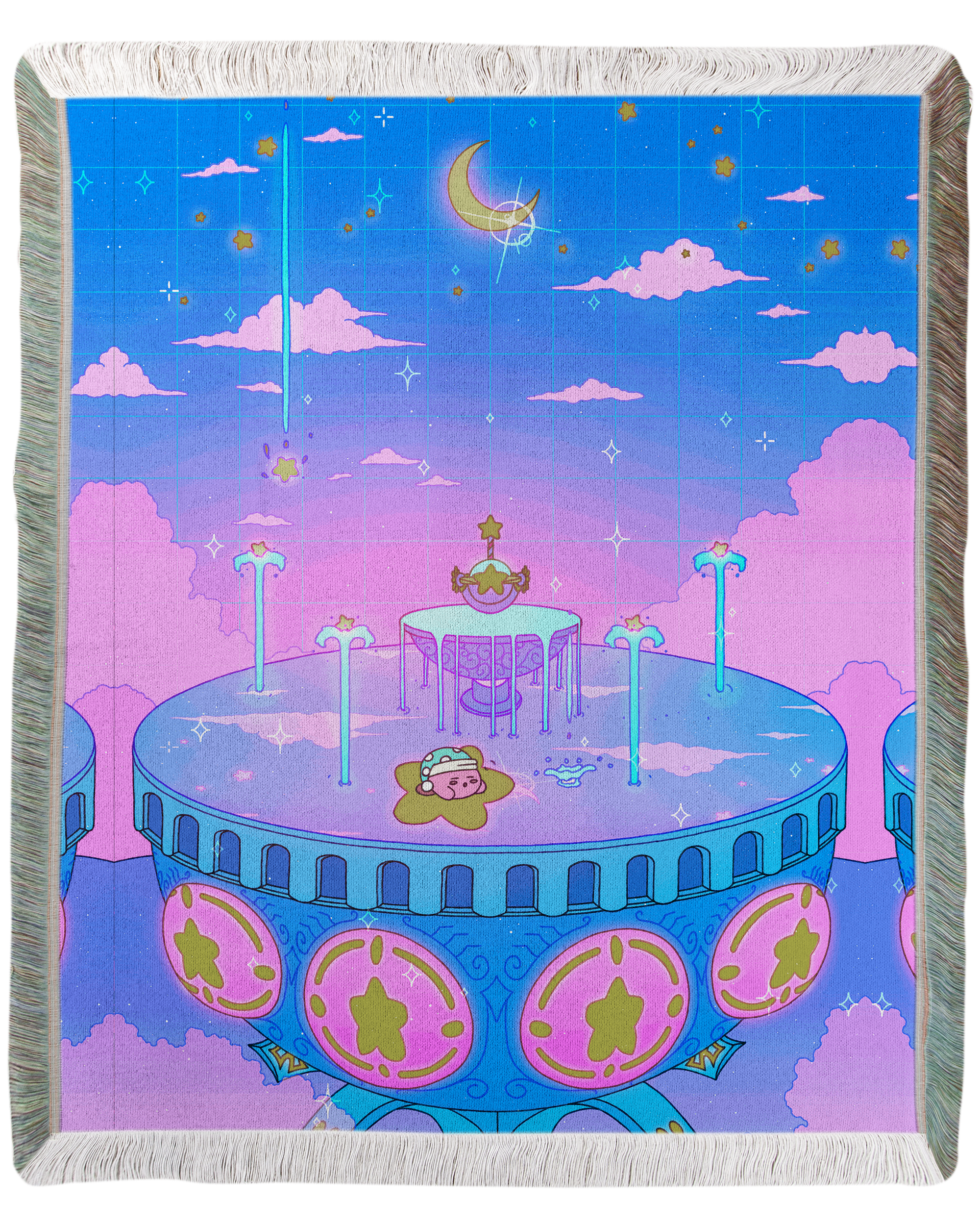 Secret Fountain Woven Blanket