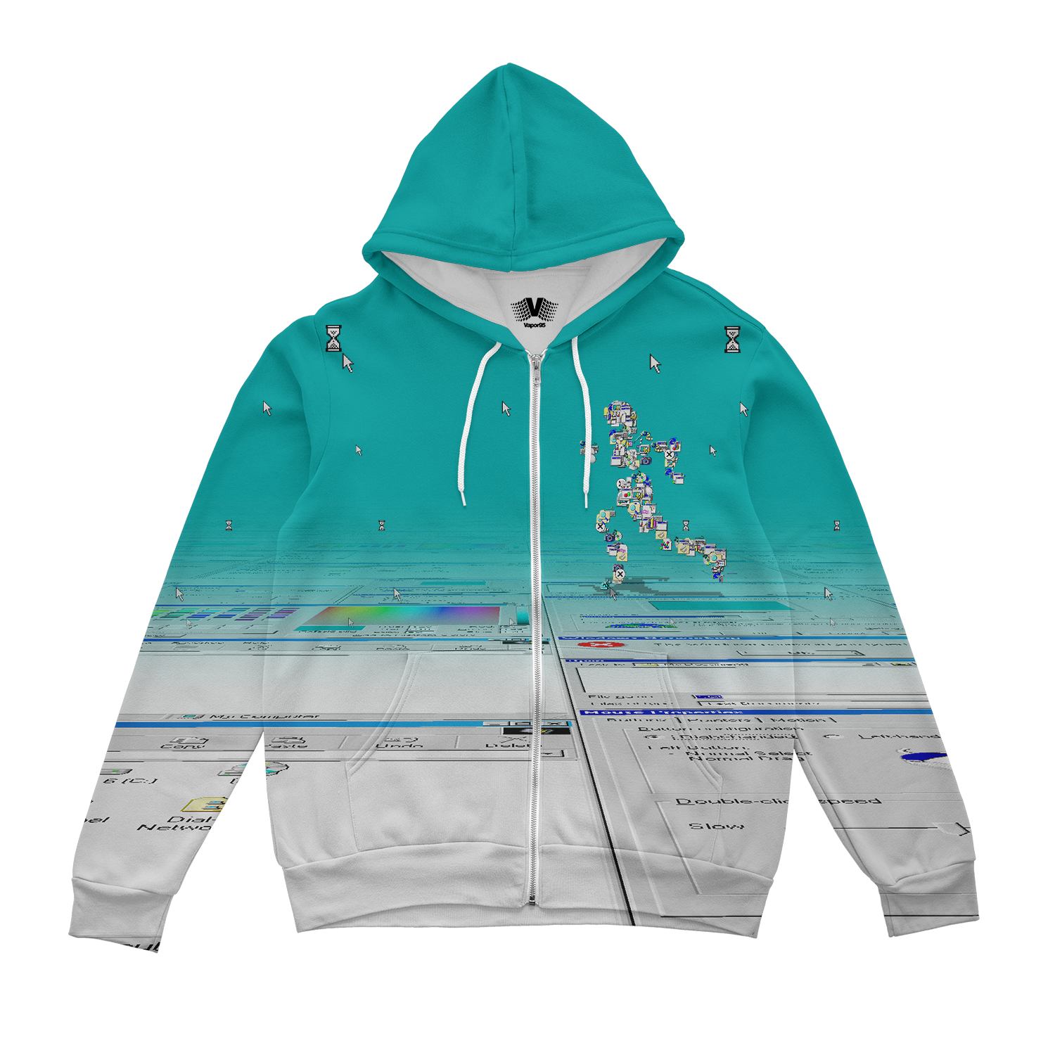 Self Manager Zip Up Hoodie