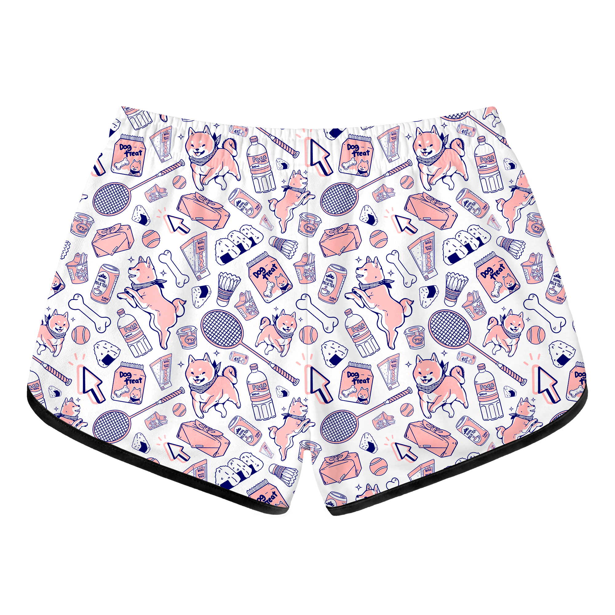 Shiba Picnic Retro Shorts