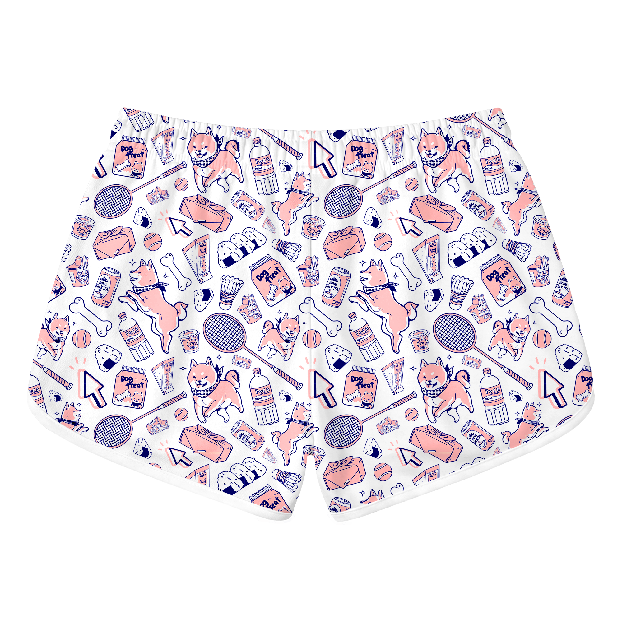 Shiba Picnic Retro Shorts