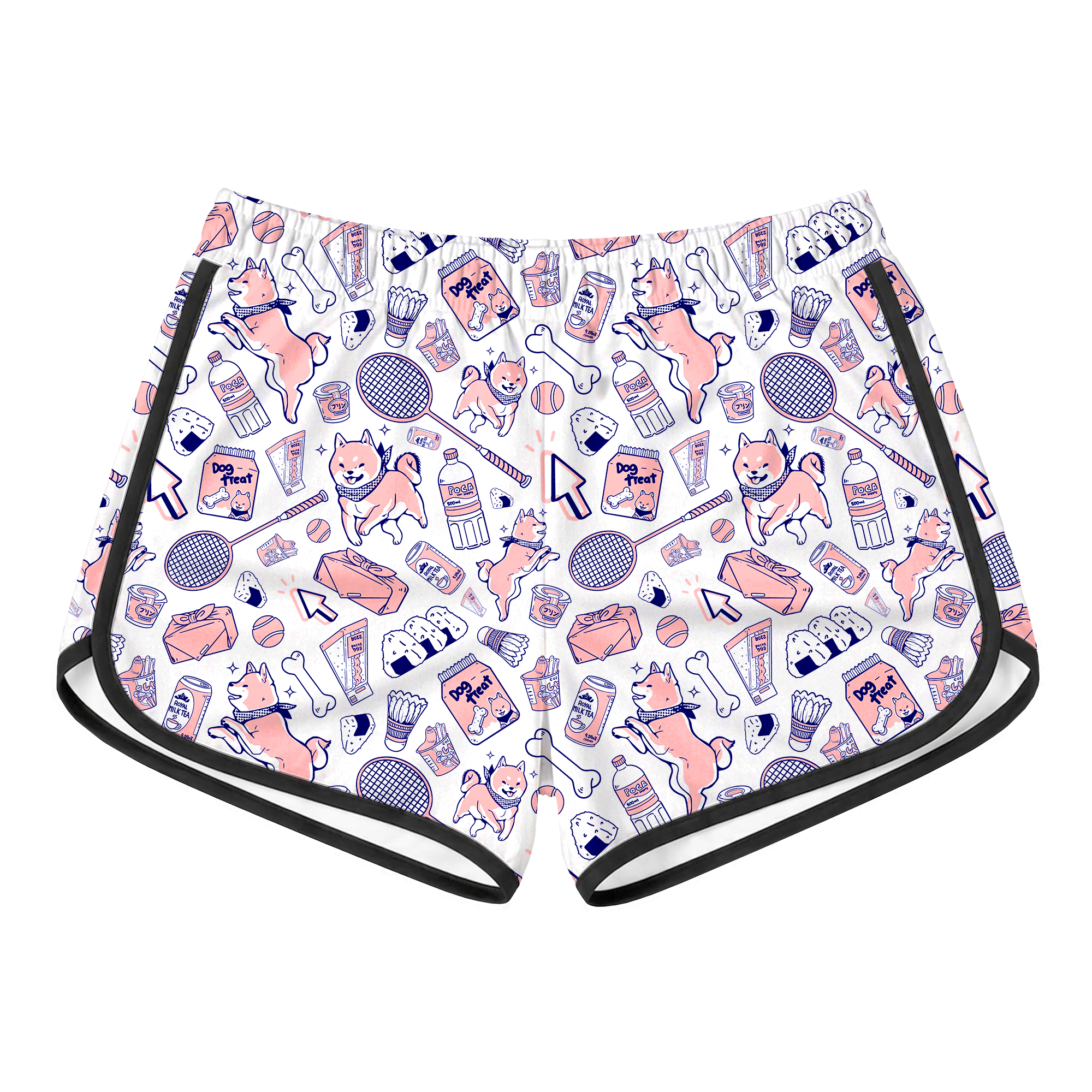 Shiba Picnic Retro Shorts
