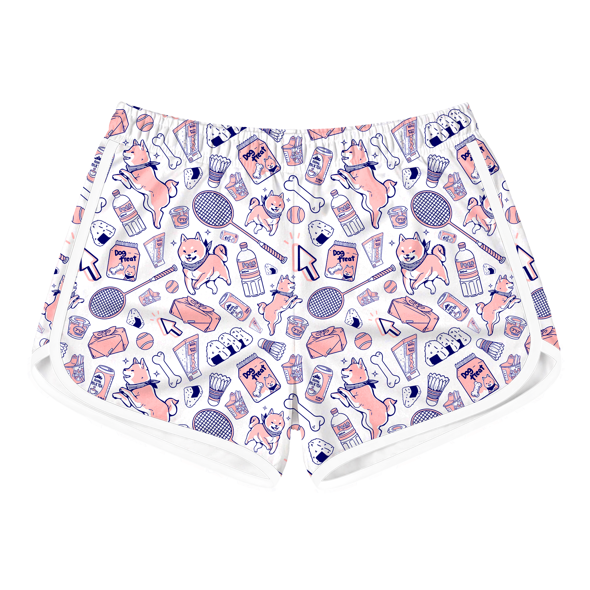 Shiba Picnic Retro Shorts