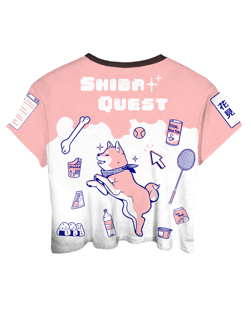 Shiba Quest Crop Top