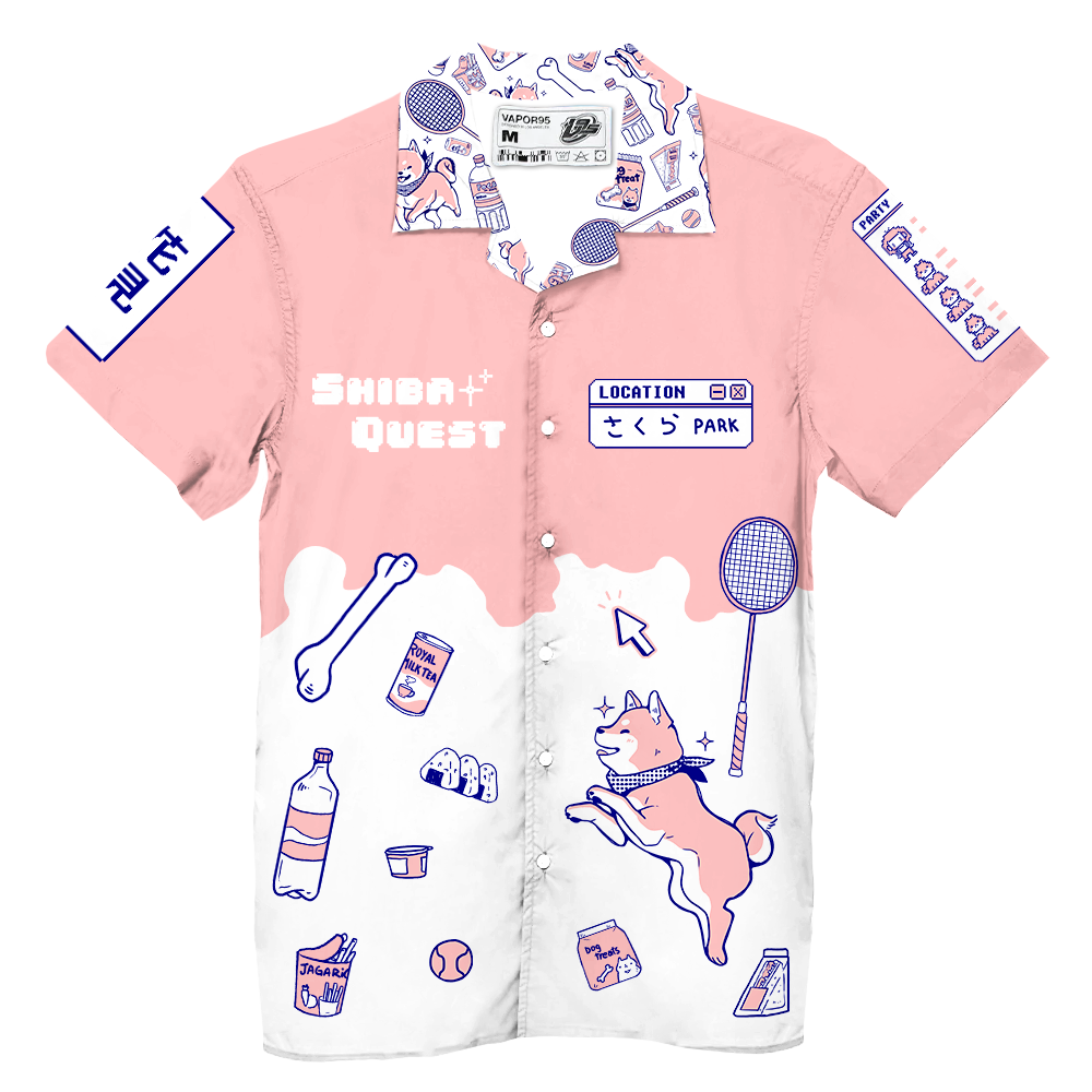 Shiba Quest Hawaiian Shirt