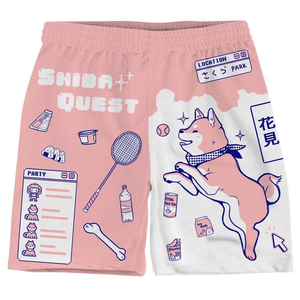 Shiba Quest Shorts