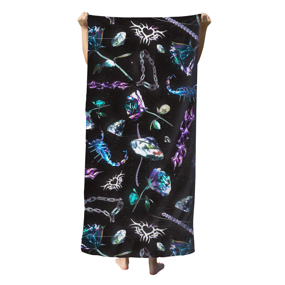 Chrome Sting Beach Towel