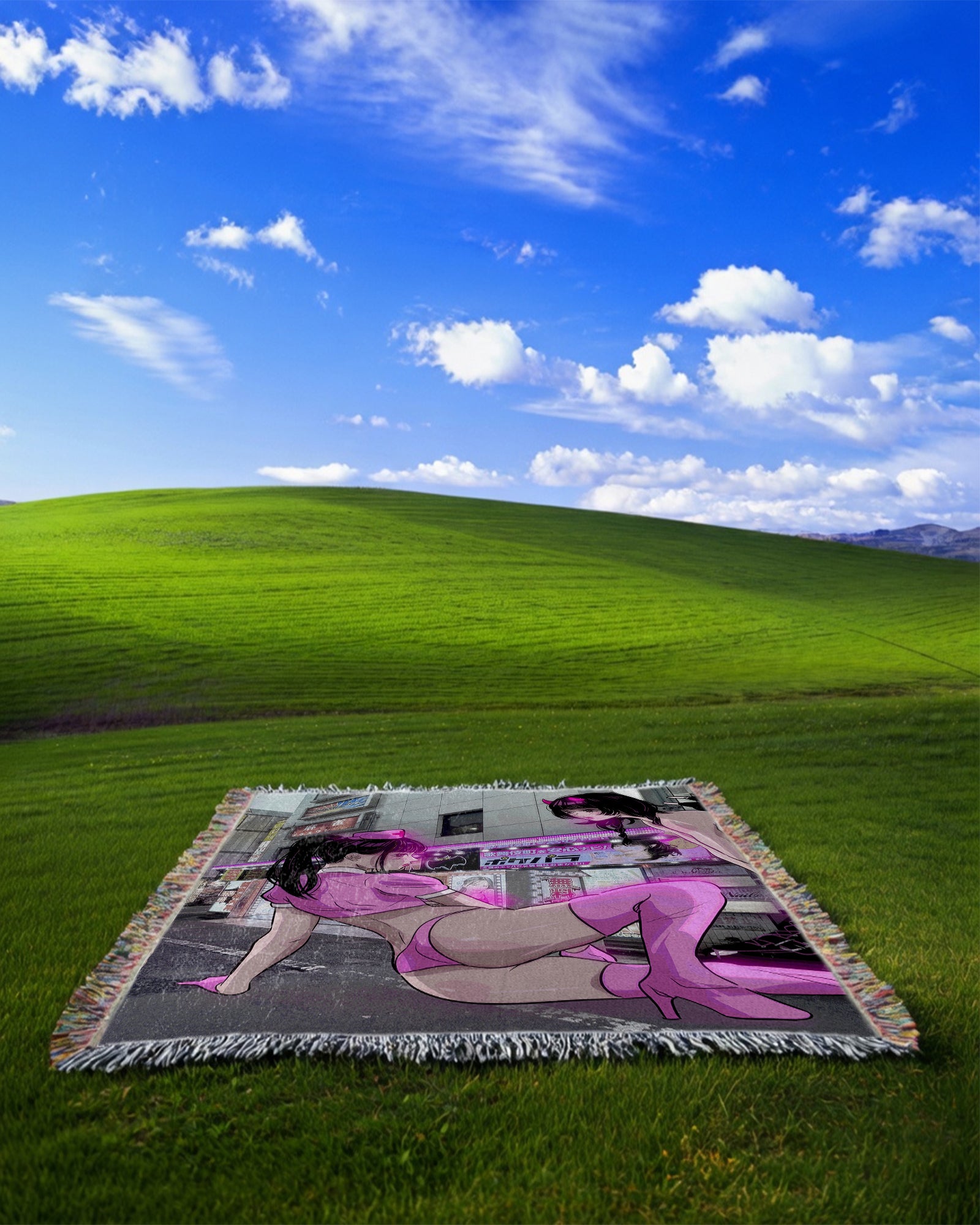 Shinjuku Nights Woven Blanket
