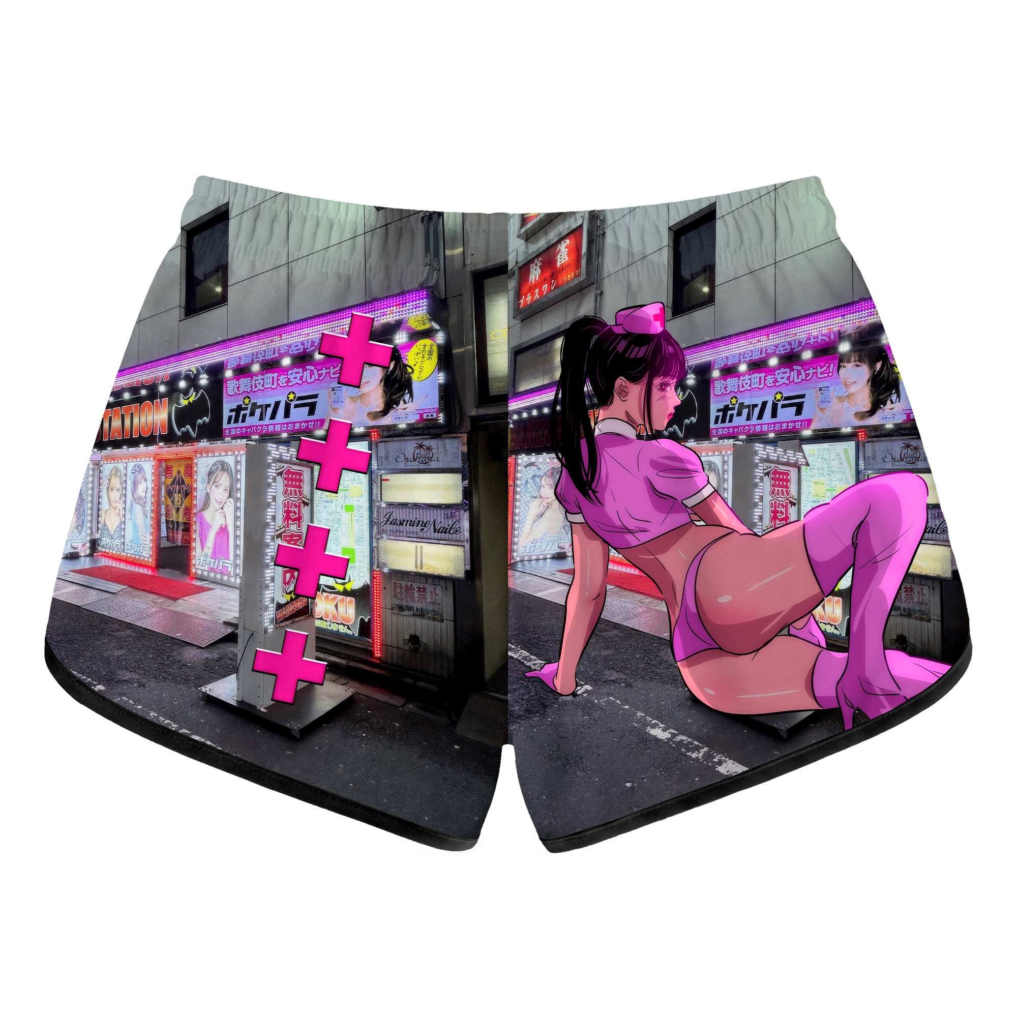 Shinjuku Nights Retro Shorts