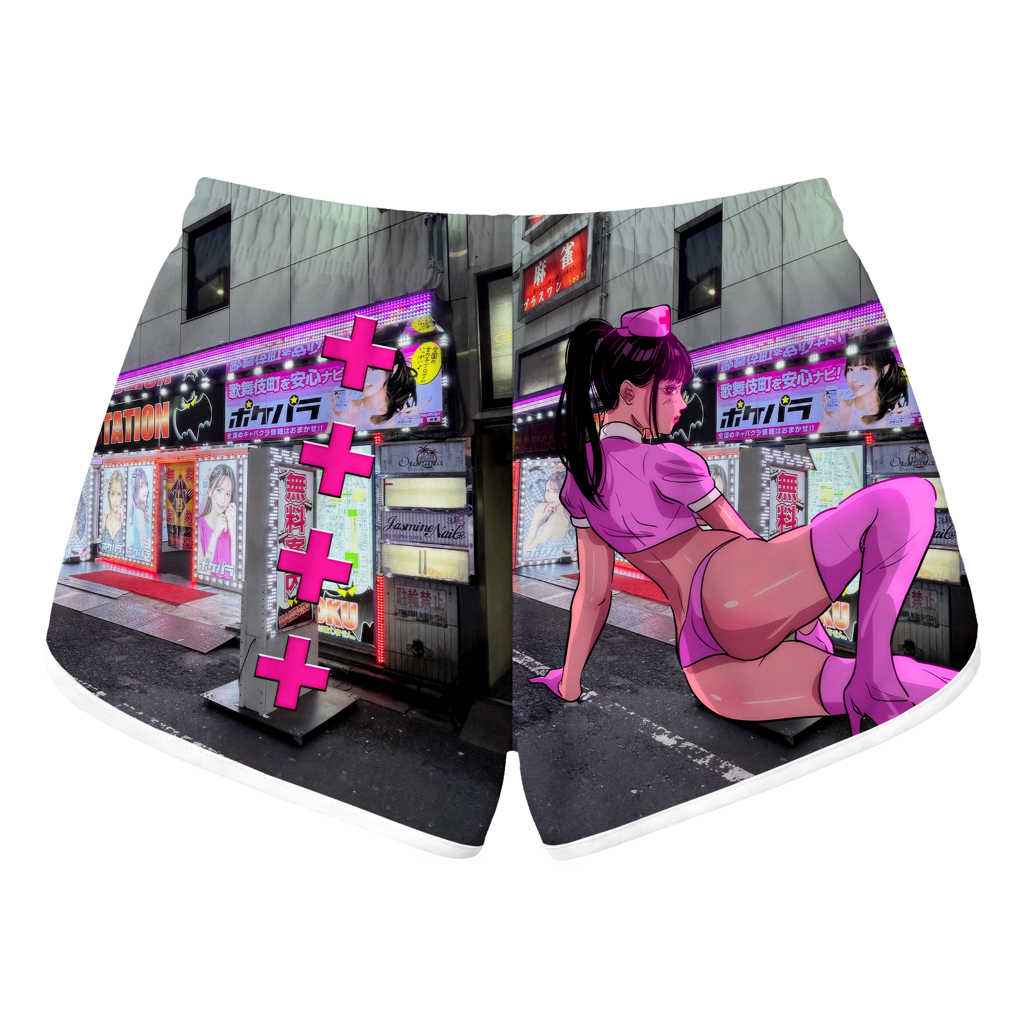 Shinjuku Nights Retro Shorts