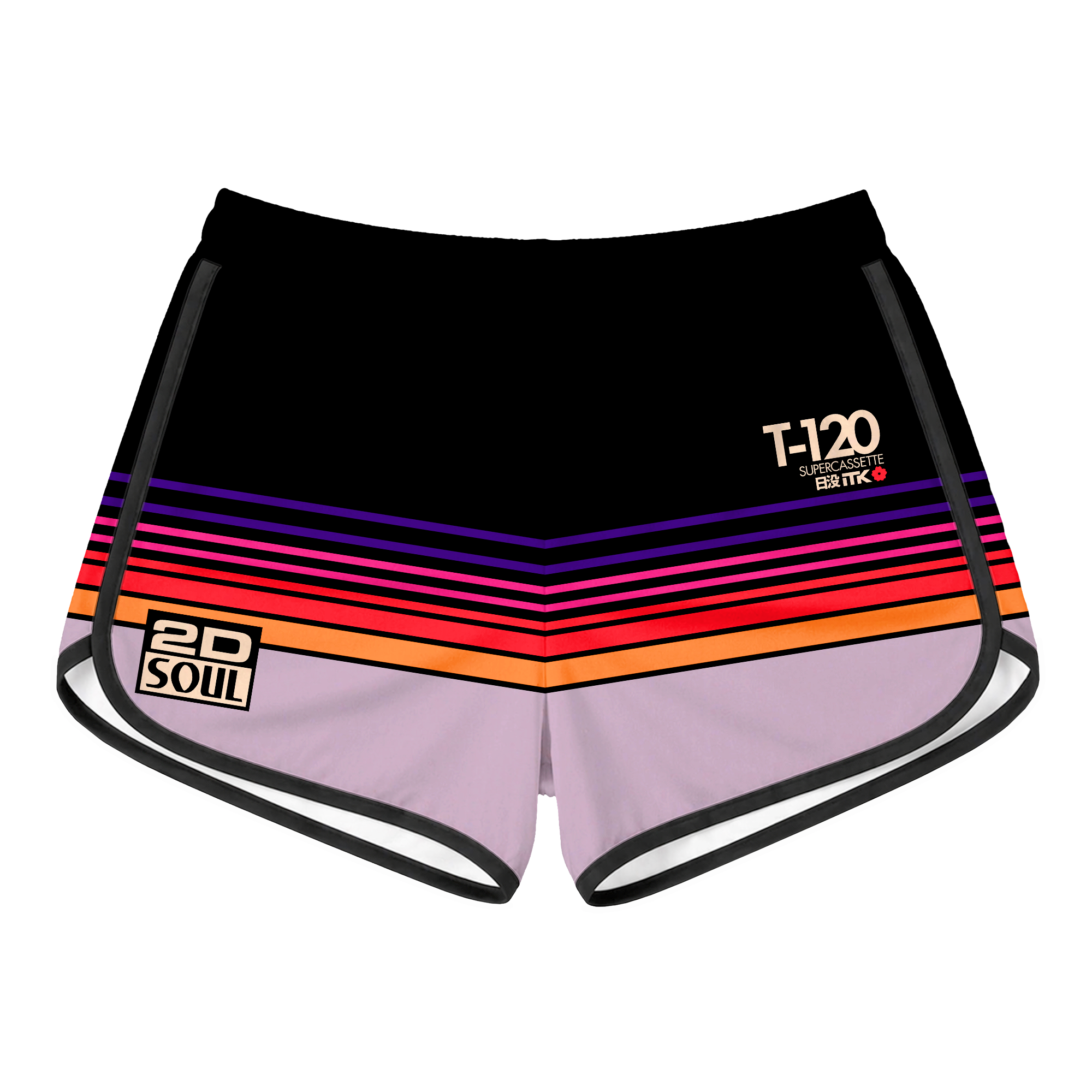 Sunset Supercassette Retro Shorts