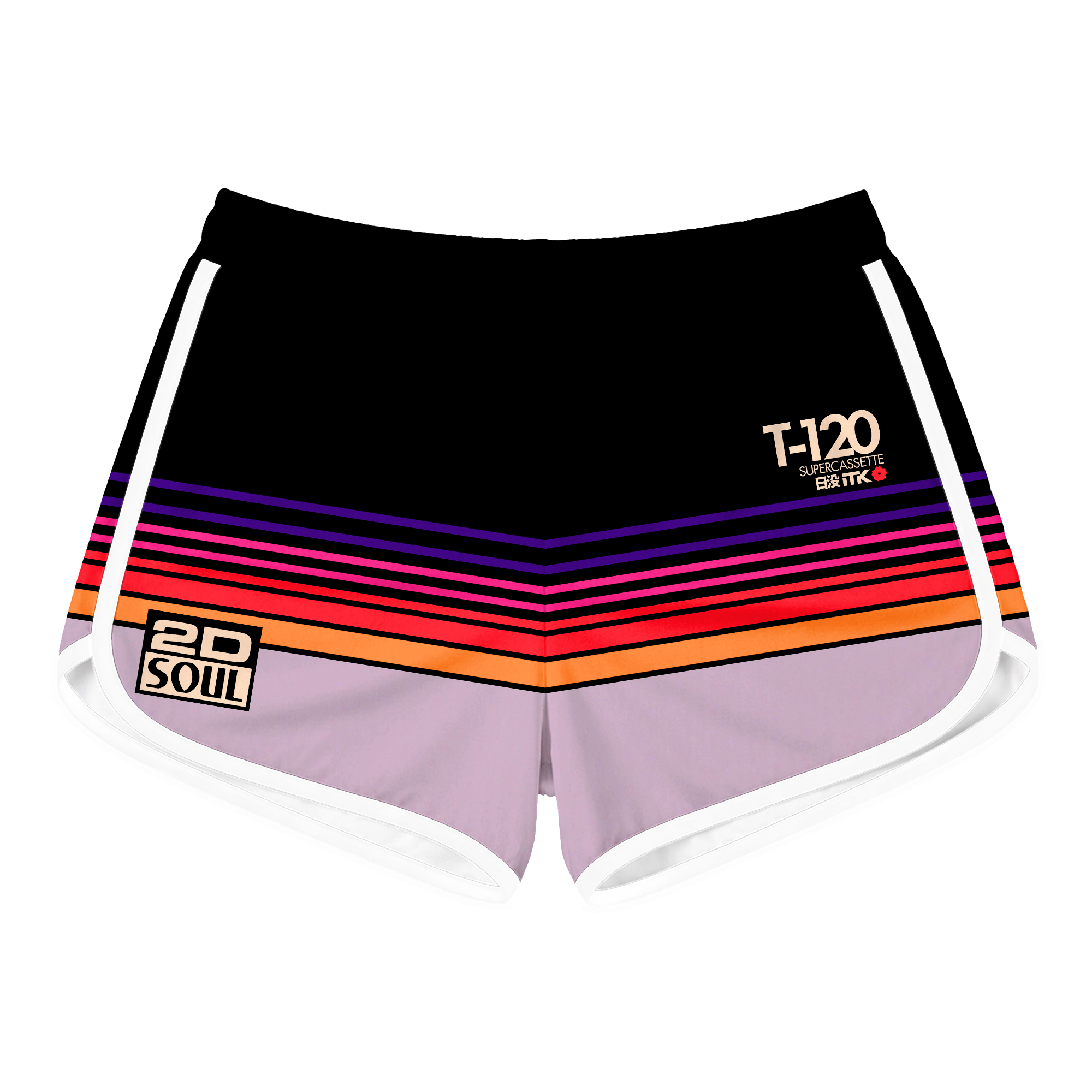 Sunset Supercassette Retro Shorts