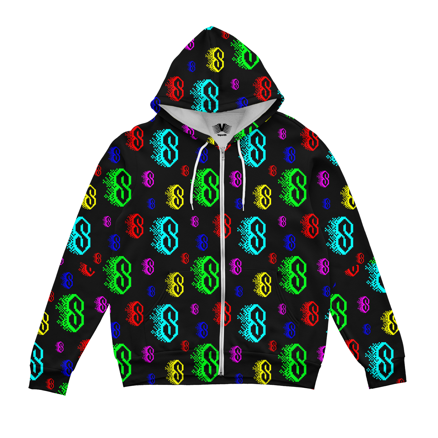 Vaporwave & Aesthetic Clothing | Cool S Zip Up Hoodie – Vapor95