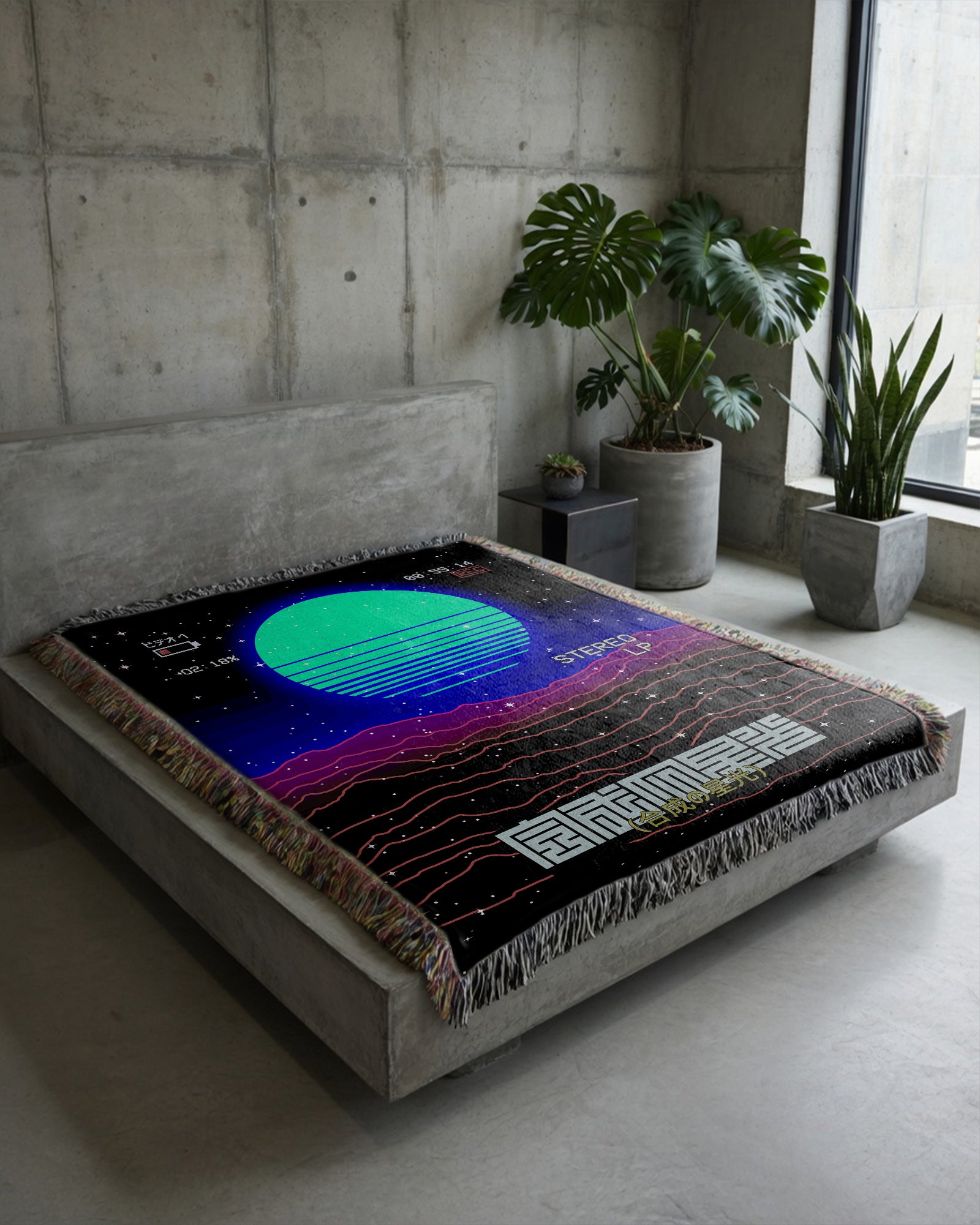 Synthetic Starlight Woven Blanket