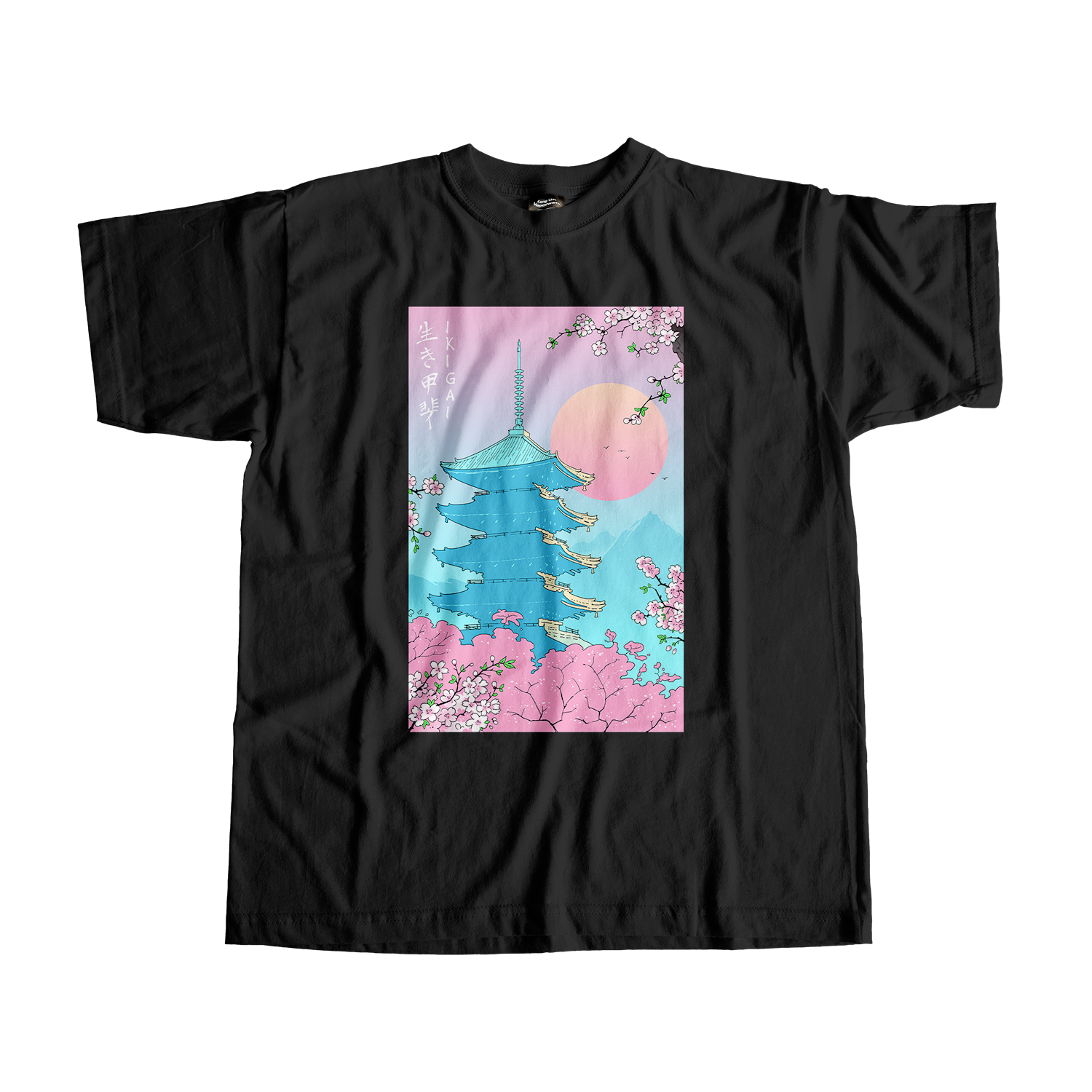 Vaporwave Pagoda Tee