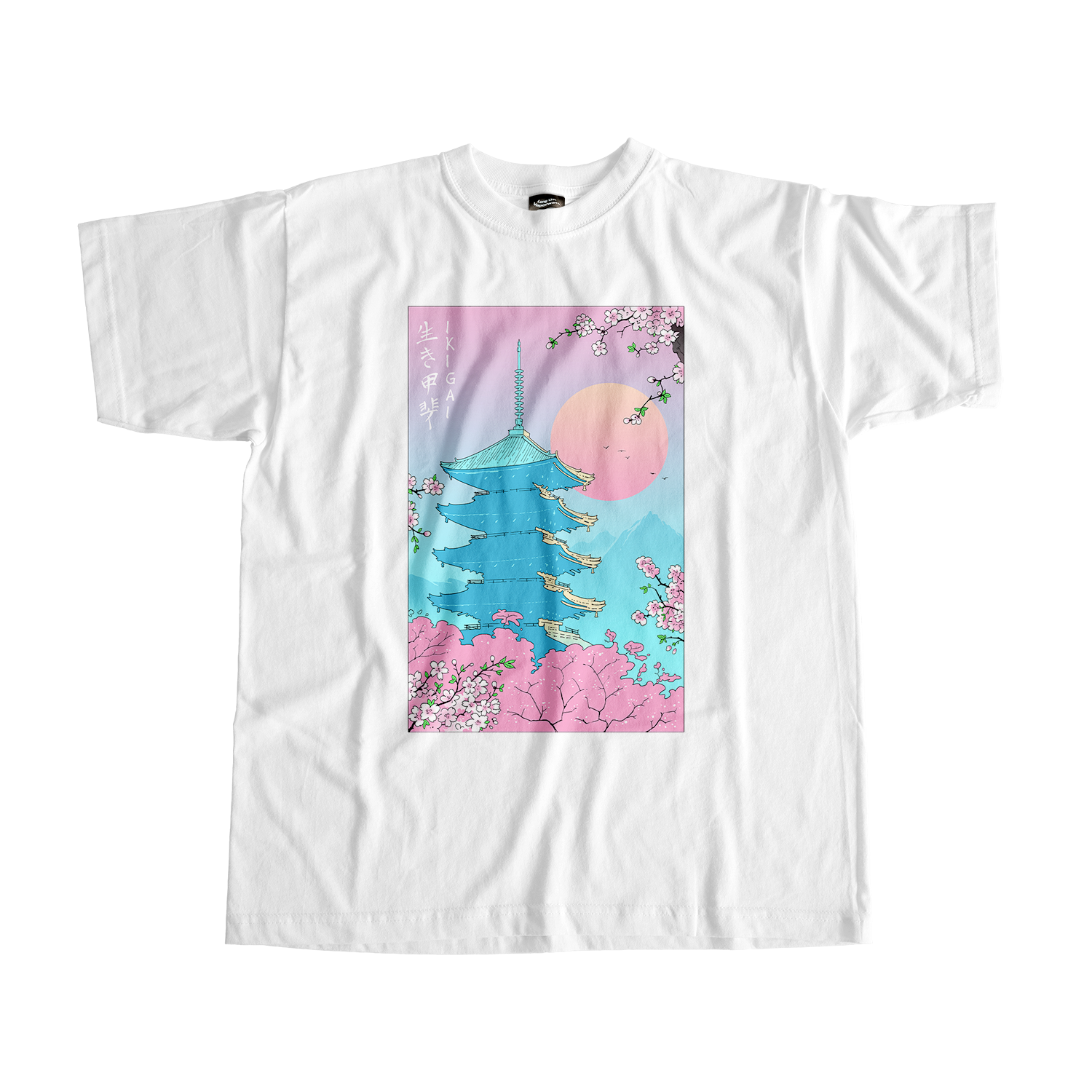 Vaporwave Pagoda Tee