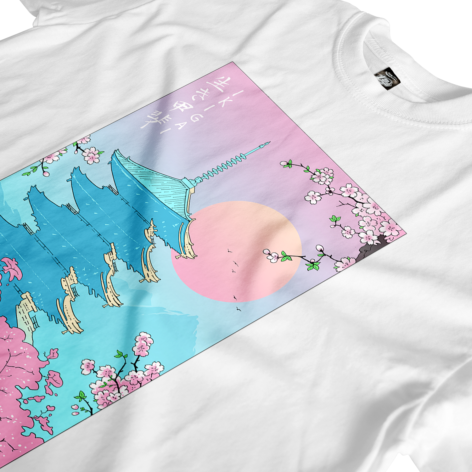 Vaporwave Pagoda Tee